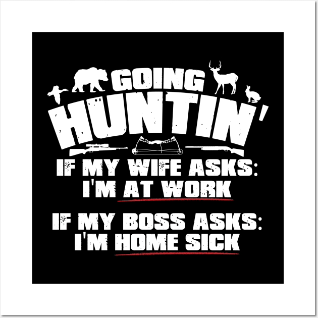 Going Huntin' Wall Art by thingsandthings